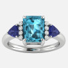 Gemstone Diamond Rings